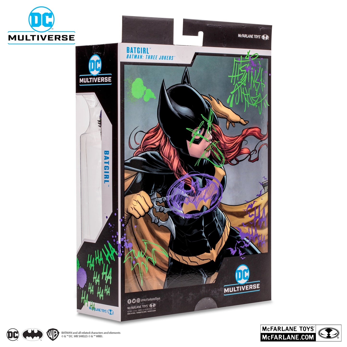 Batman Three Jokers, 7" Batgirl Gold Label DC Multiverse Action Figure (McFarlane)