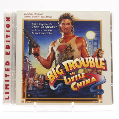 Trame sonore en CD de Big Trouble in Little China par John  Carpenter vue de face