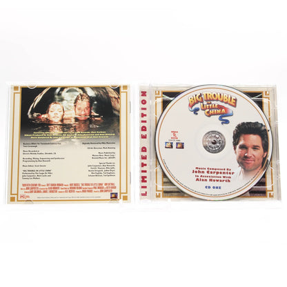 Trame sonore en CD de Big Trouble in Little China par John  Carpenter vue du Cd 1