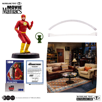 Figurine Movie Maniacs The Big Bang Theory Sheldon Cooper avec accessoires