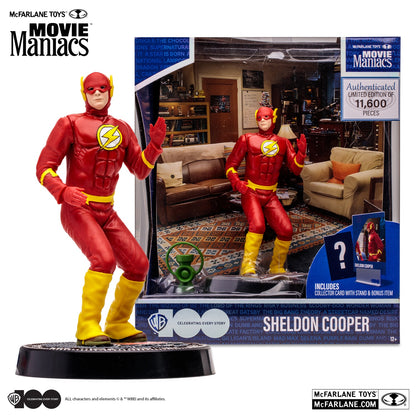 Figurine Movie Maniacs The Big Bang Theory Sheldon Cooper avec la boite