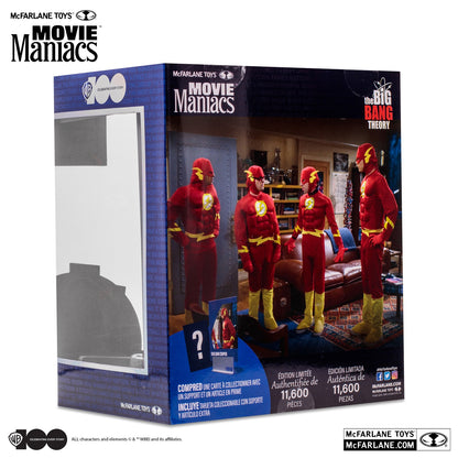 Figurine Movie Maniacs The Big Bang Theory Sheldon Cooper arrière de la boite