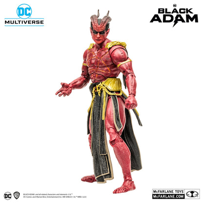 Black Adam figurine Megafig Sabbac McFarlane en action