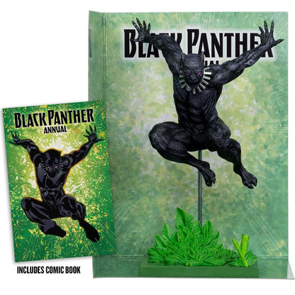 Marvel Collection, figurine de Black Panther avec comic échelle 1:6 avec le comic