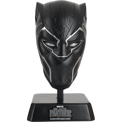 Masque de Black Panther échelle 1:2 Eaglemoss de face