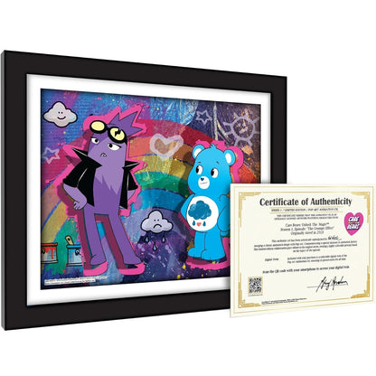 Care Bears Pop Art Animation Cel Artist Edition Ed Heck vu avec le certificat d'authenticité