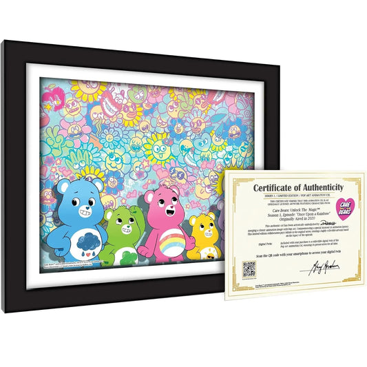 Care Bears Pop Art Animation cel Griffin Goodman Artist Edition avec le certificat d'authenticité