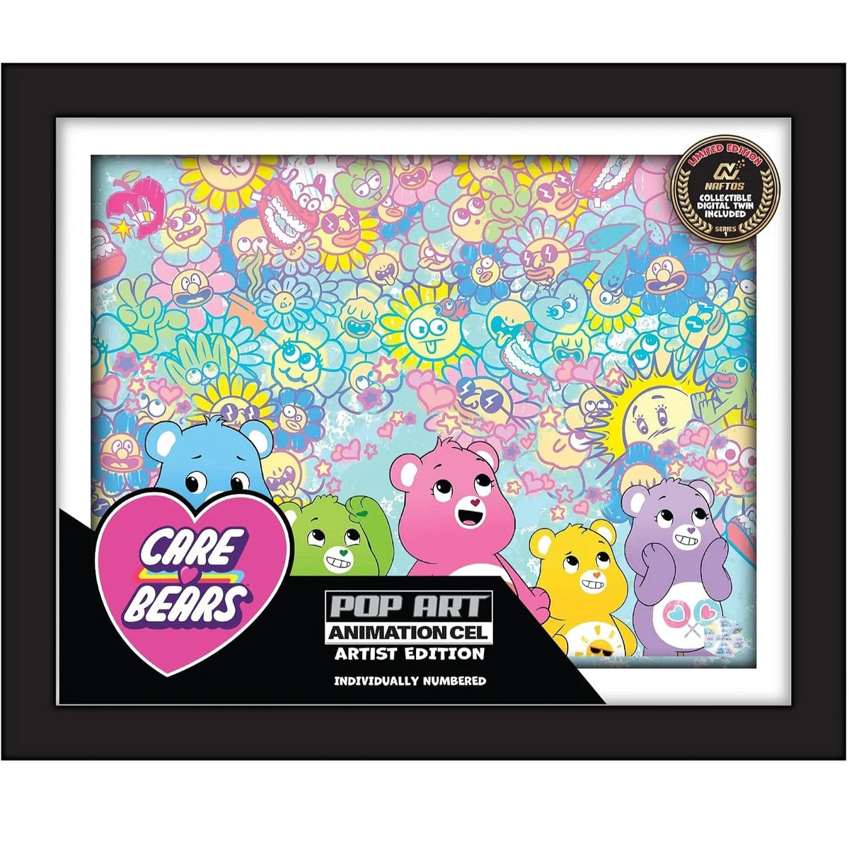 Care Bears Pop Art Animation cel Griffin Goodman Artist Edition dans l'emballage