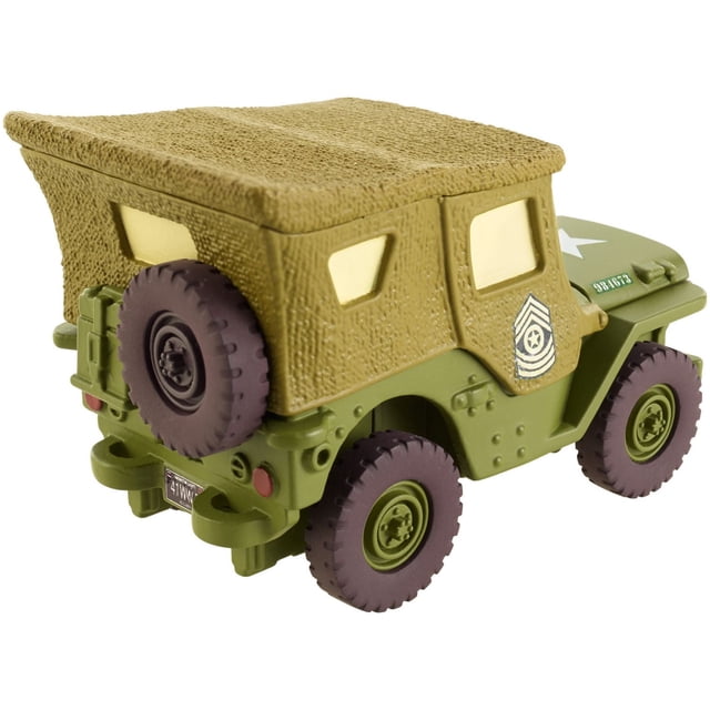 Cars, auto Precision Series Sergent (Mattel) de 3/4 arrière