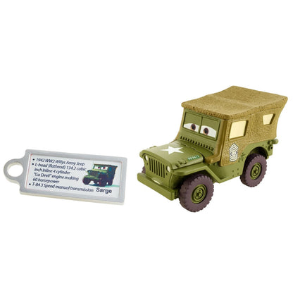Cars, auto Precision Series Sergent (Mattel) avec accessoires