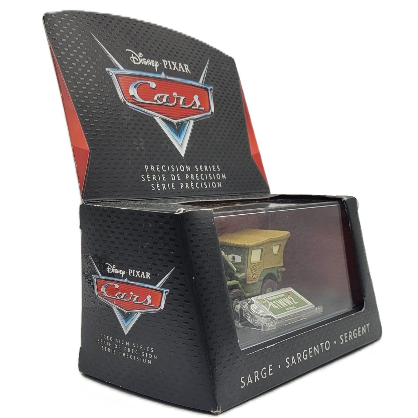 Cars, auto Precision Series Sergent (Mattel) boite de 3/4