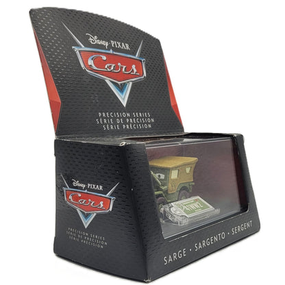 Cars, auto Precision Series Sergent (Mattel) boite de 3/4