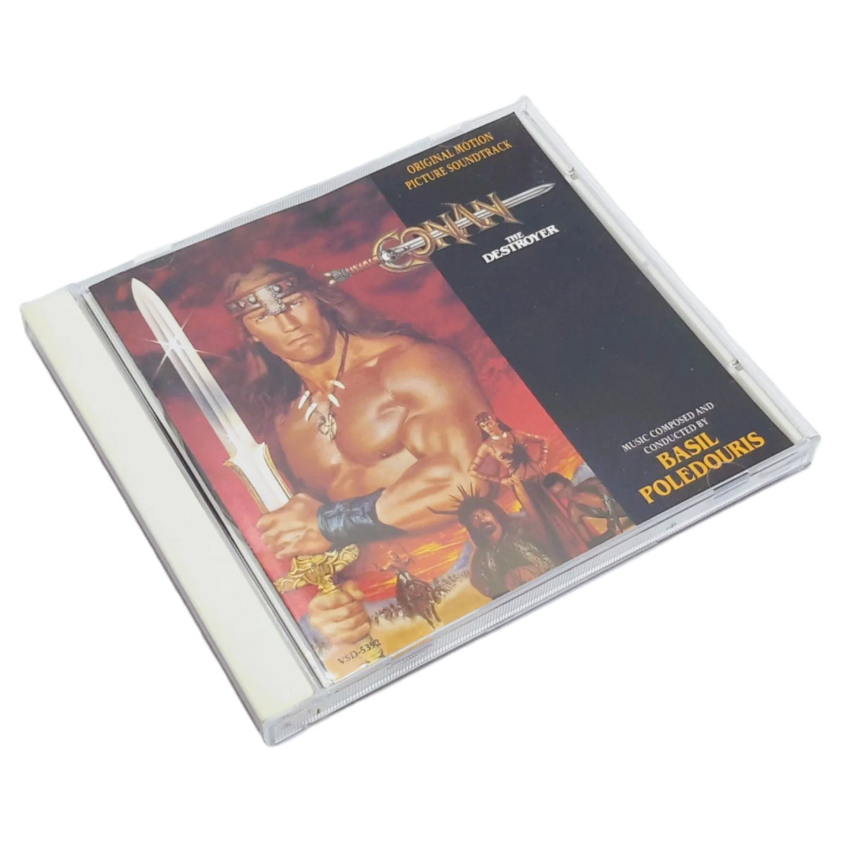 Trame sonore de Conan the Destroyer en CD vue à plat