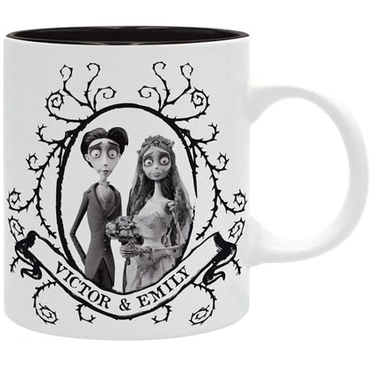 Tasse Corpse Bride avec Victor et Emily vue de devant