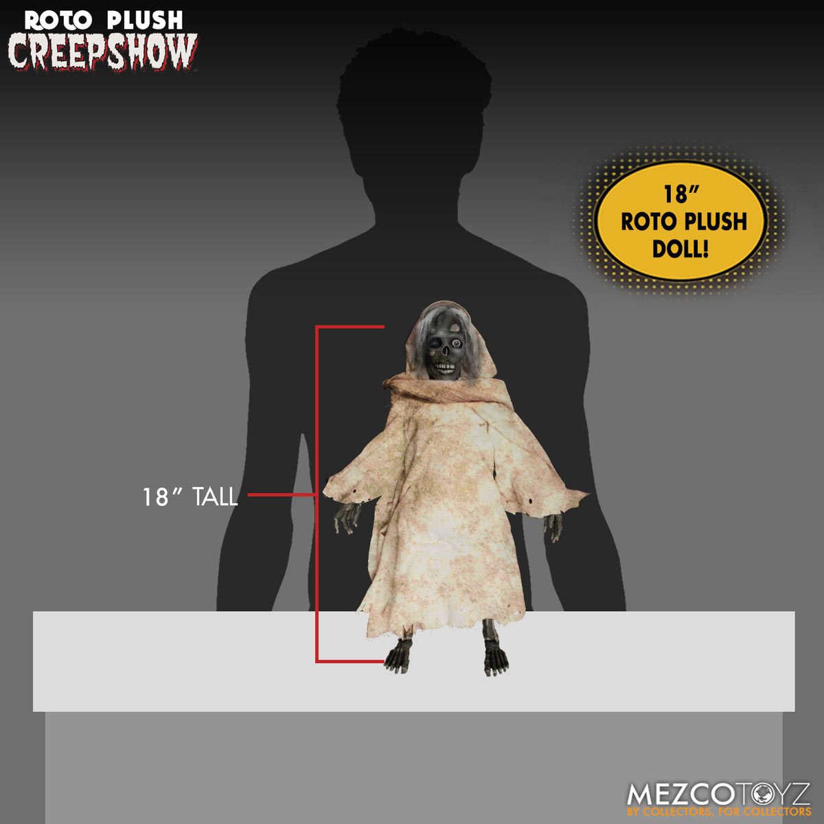 Figurine Creepshow 18" MDS roto plush doll (Mezco) hauteur