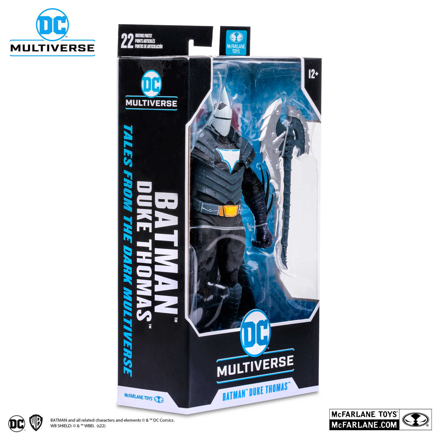 Batman TalesFrom the Dark Multiverse figurine Duke Thomas McFarlane devant de la boite