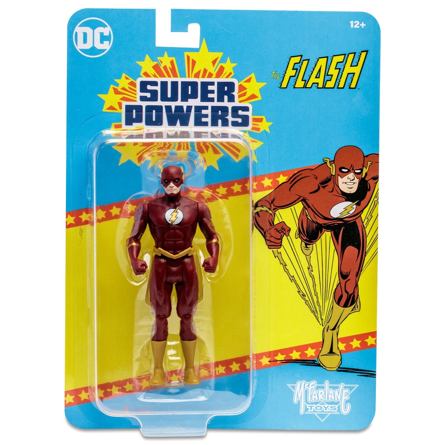 DC Super Powers figurine The Flash devant de la boite