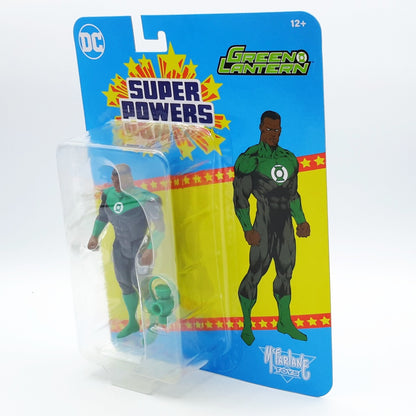 DC Super Powers figurine Green Lantern boite de 3/4