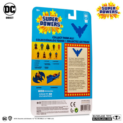 DC Super Powers figurine Nightwing arrière de la boite