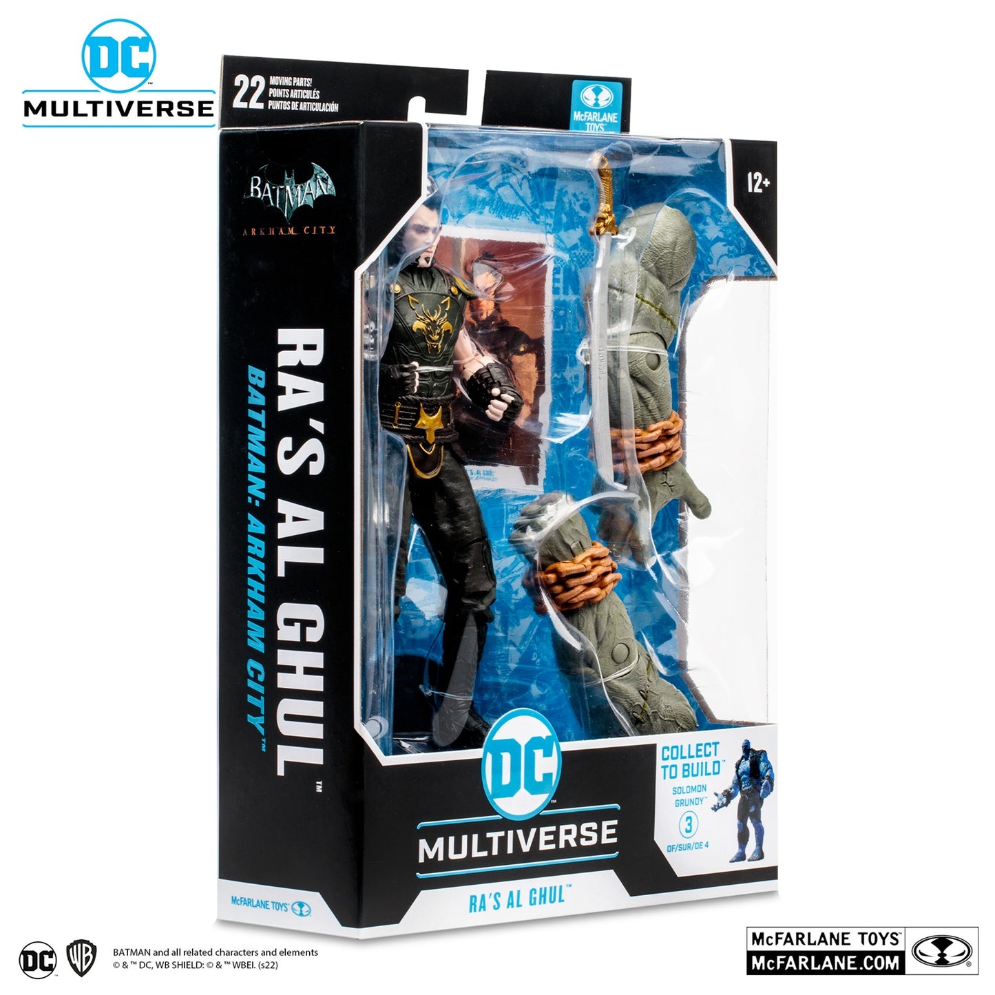 Batman Arkham City (VG), 7" Ra's Al Ghul 3/4 Action Figure (McFarlane)