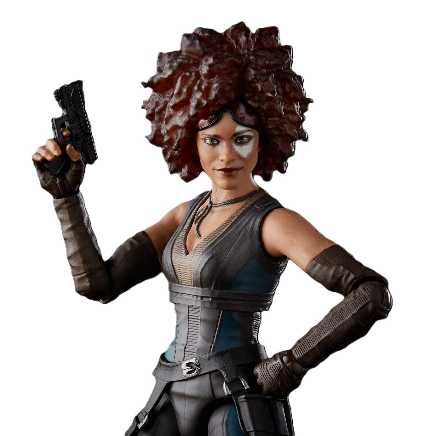 Deadpool 2 figurine Marvel's Domino en gros plan