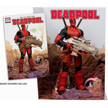 Marvel Collection figurine Deadpool à l'échelle 1:6 avec le comic