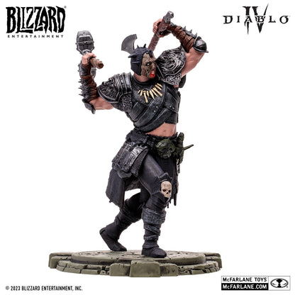 Diablo 4 figurine Common Death Blow Barbarian McFarlane de profil