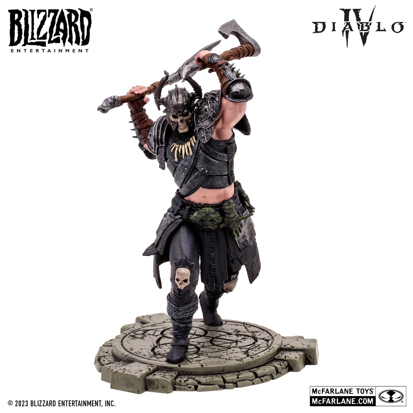 Diablo 4 figurine Common Death Blow Barbarian McFarlane de face