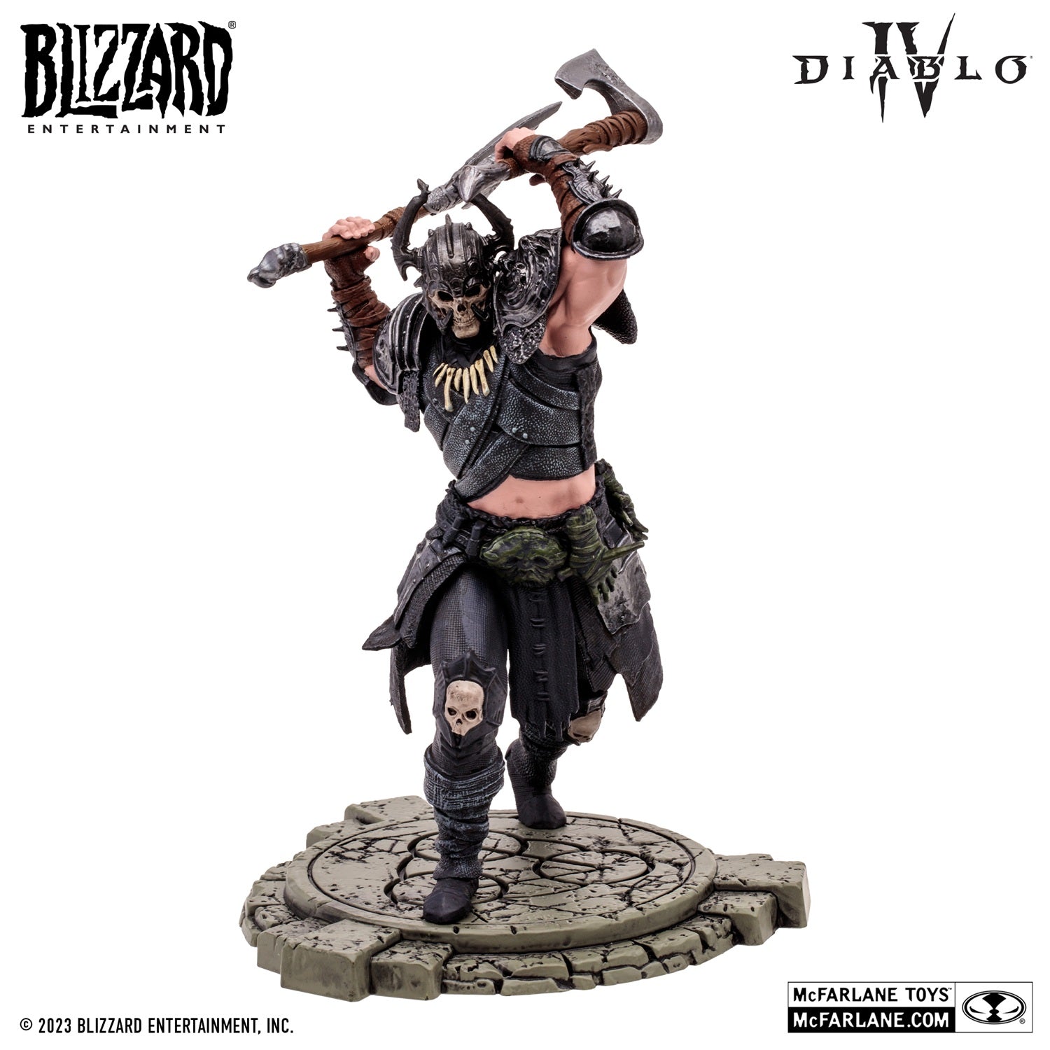 Diablo 4 figurine Common Death Blow Barbarian McFarlane de face