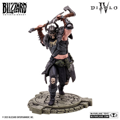 Diablo 4 figurine Common Death Blow Barbarian McFarlane de face