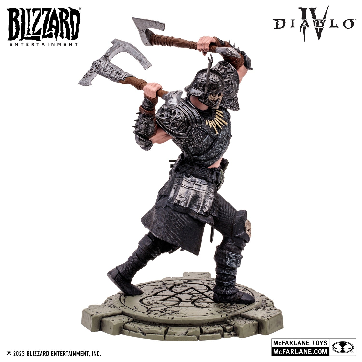 Diablo 4 figurine Common Death Blow Barbarian McFarlane en action