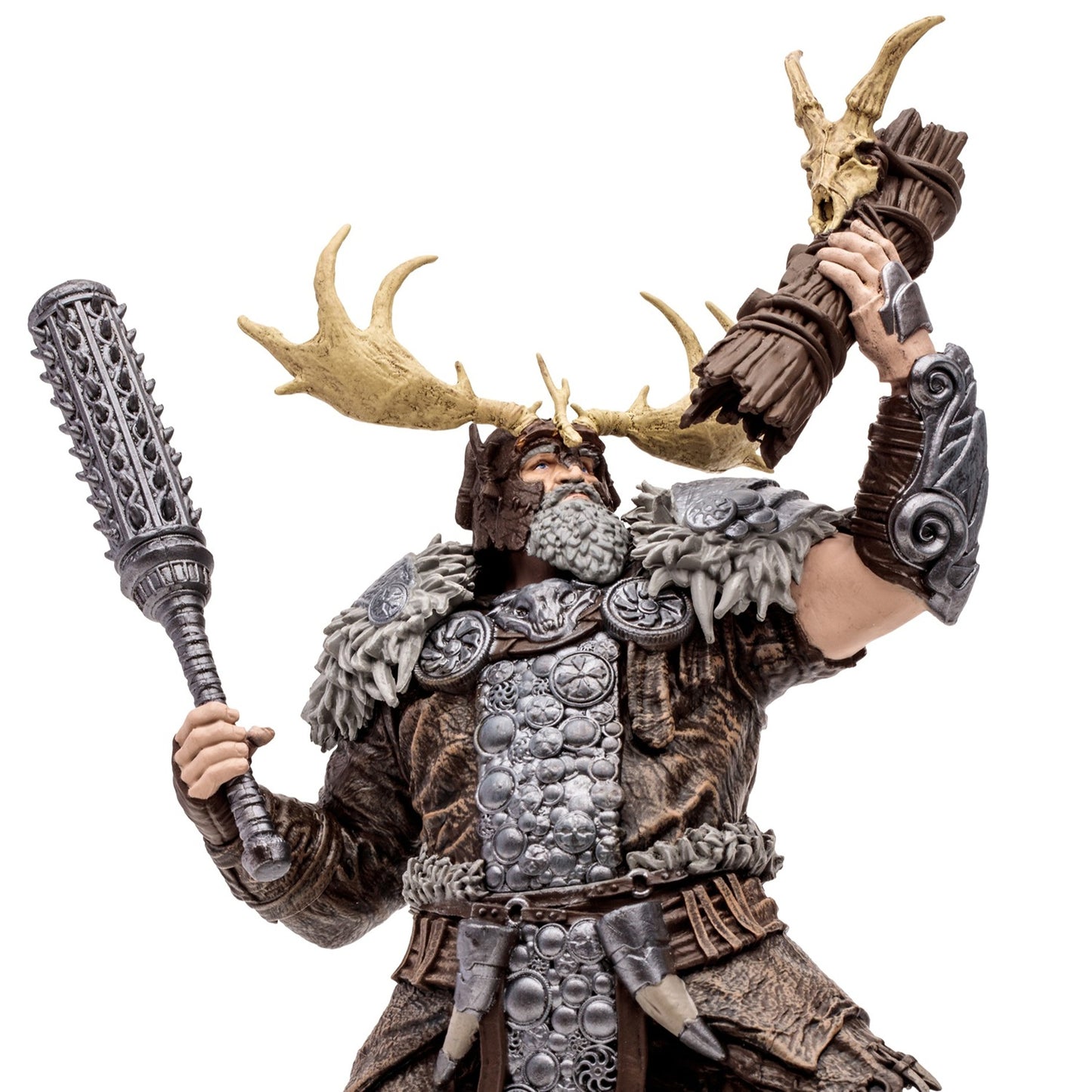 Diablo 4 figurine Common Landslide Druid McFarlane en gros plan