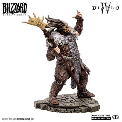 Diablo 4 figurine Common Landslide Druid McFarlane de profil