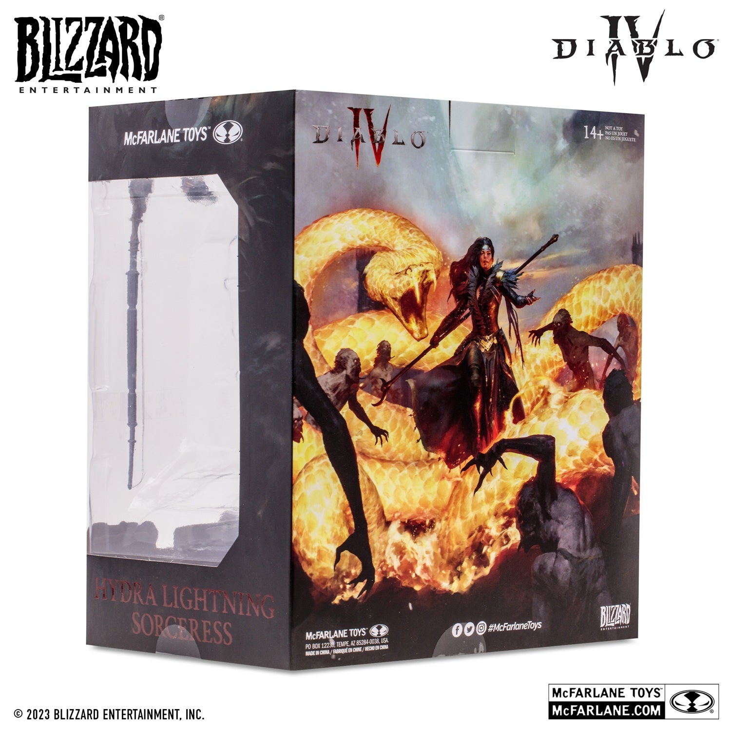 Diablo 4 Hydra Lightning Sorceress Common drrière de la boite