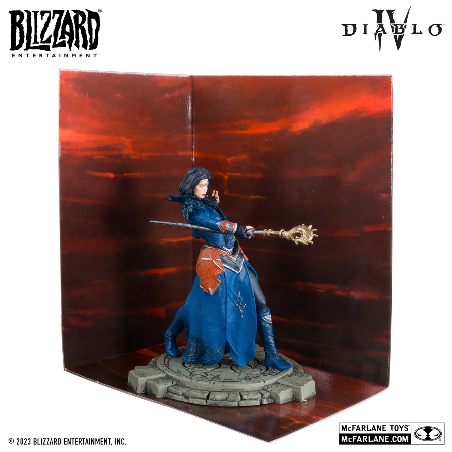 Diablo 4 Hydra Lightning Sorceress Common avec le fond