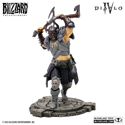 Diablo 4 figurine Epic Whirlwind Barbarian McFarlane de face