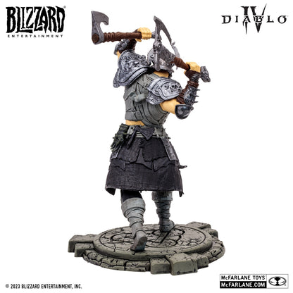 Diablo 4 figurine Epic Whirlwind Barbarian McFarlane de dos
