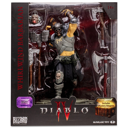Diablo 4 figurine Epic Whirlwind Barbarian McFarlane en boite