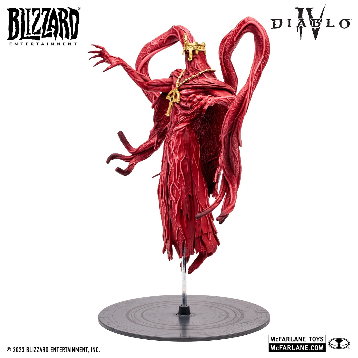 Diablo IV figurine 12"Blood Bishop McFarlane de profil