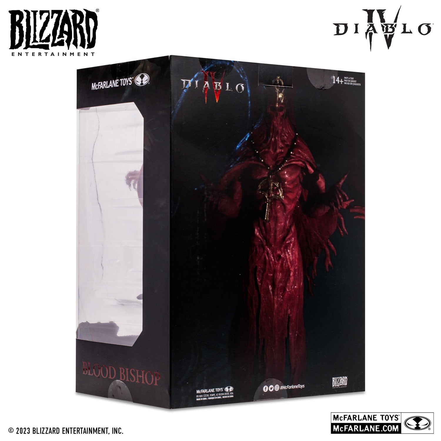 Diablo IV figurine 12"Blood Bishop McFarlane arrière de la boite