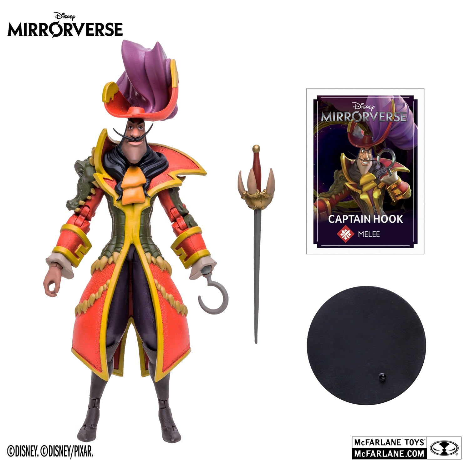 Disney Mirrorverse figurine Captain Hook McFarlane avec accessoires