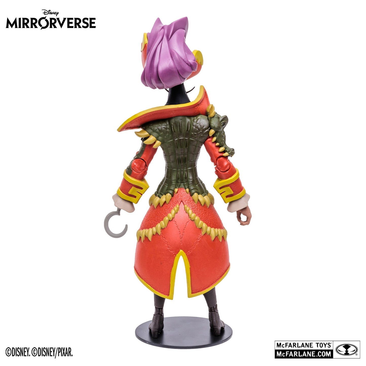 Disney Mirrorverse figurine Captain Hook McFarlane de dos