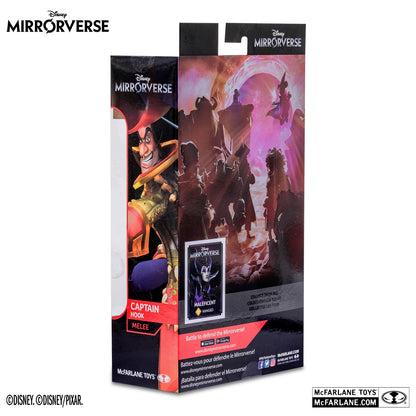 Disney Mirrorverse figurine Captain Hook McFarlane arrière de la boite