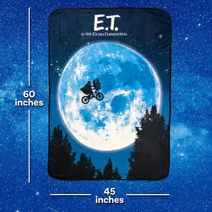 Couverture polaire de E.T. vue des dimensions