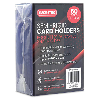 Evoretro, pochettes de cartes standard semi-rigides, paquet de 50 (EVO-0242)