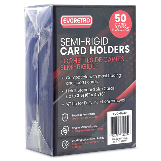 Evoretro, pochettes de cartes standard semi-rigides, paquet de 50 (EVO-0242)