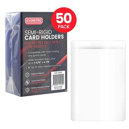 Evoretro, pochettes de cartes standard semi-rigides, paquet de 50 (EVO-0242)