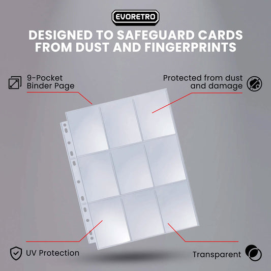 Evoretro, pages 9 cartes standard, paquet de 40 (EVO-0380)