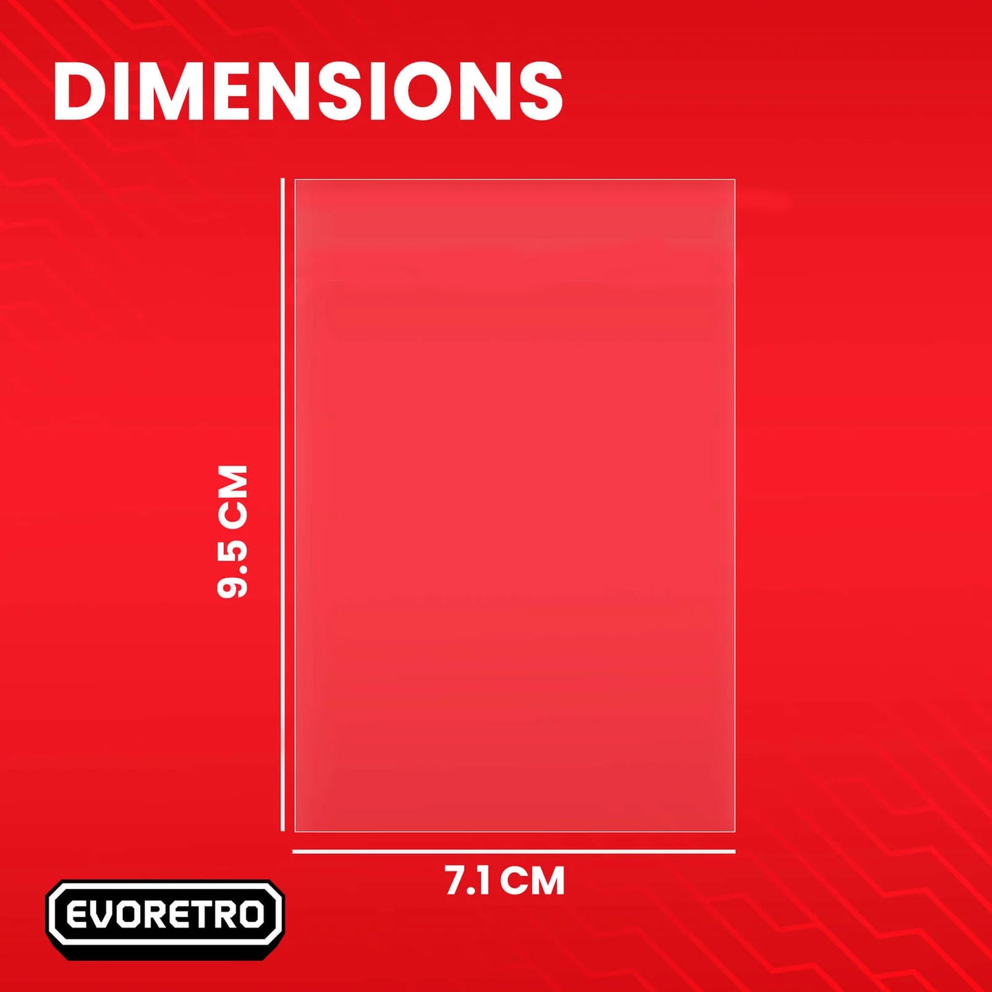 Evoretro, 180pt Thick Card Sleeves, 100-Pack (EVO-0730)