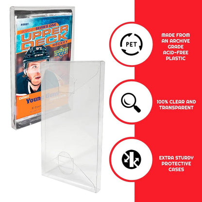 Evoretro, single-pack card clear plastic protector (EVO-1554)